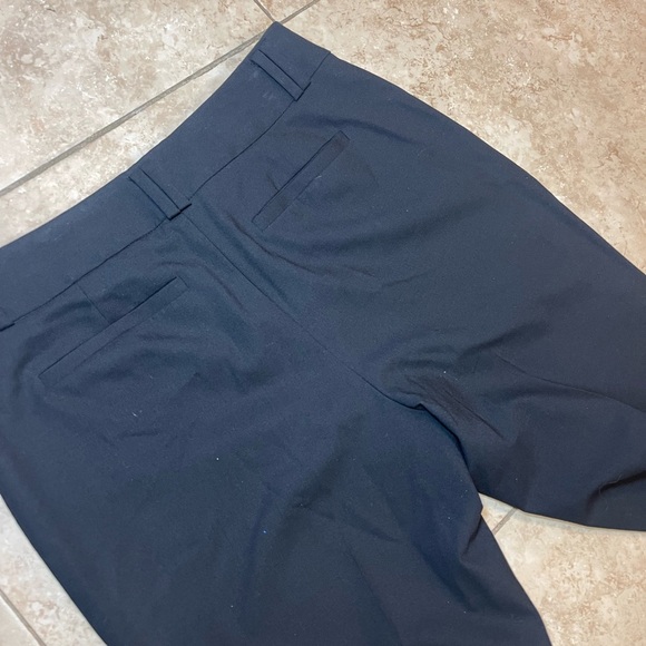 Banana Republic Stretch Black Pants 4L Womens Wool Office Work - Picture 5 of 6